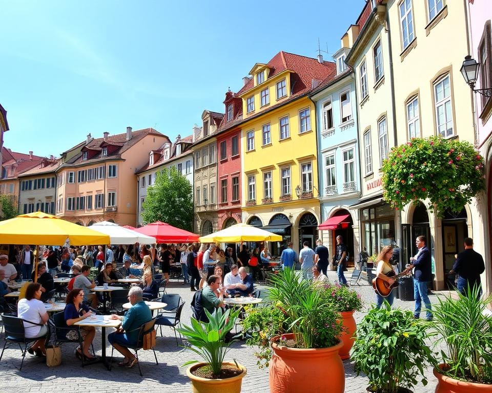 Aktivitäten und Cafés in Ljubljana