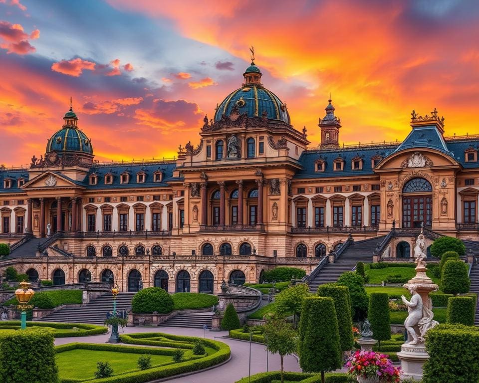 Barocke Paläste in Dresden, Deutschland