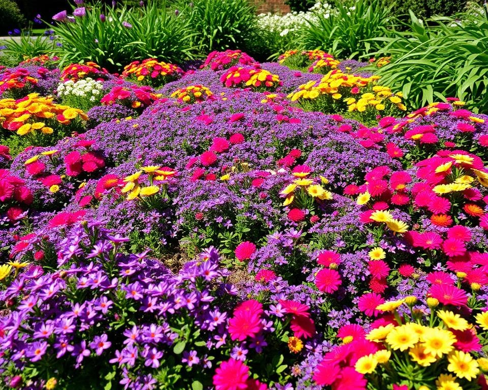 Blühende Bodendecker für pflegeleichte Gartengestaltung