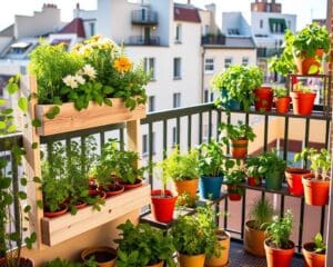 DIY-Kräuterregale für kleine Balkone: Viel Geschmack auf wenig Platz