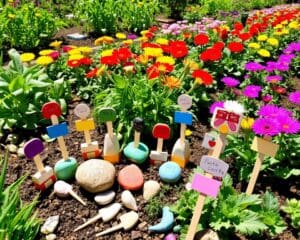 DIY-Pflanzenschilder: Kreative Beschriftungen für Gartenbeete