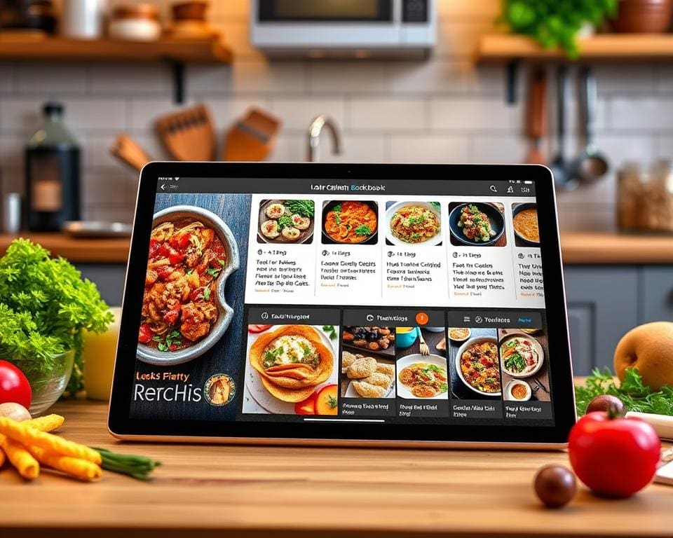 Digitales Kochbuch: Rezepte interaktiv