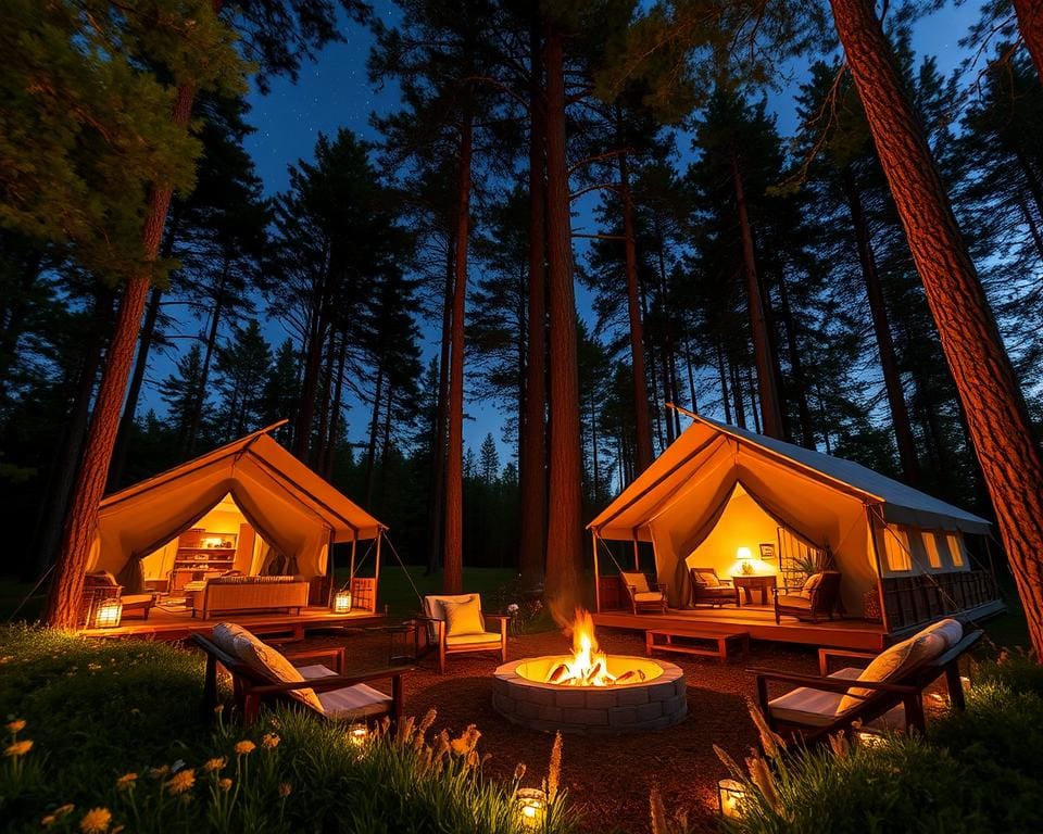 Glamping im Wald für ein Traumurlaub