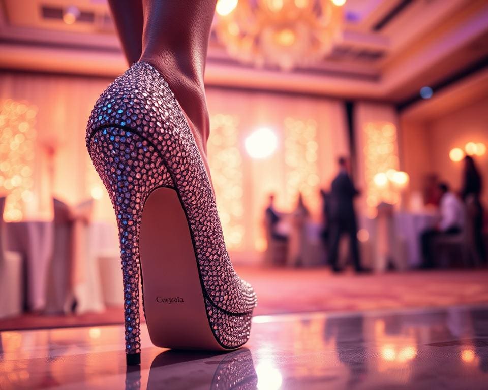 Glitzernde Schuhe: Glamouröse Schritte auf jedem Event