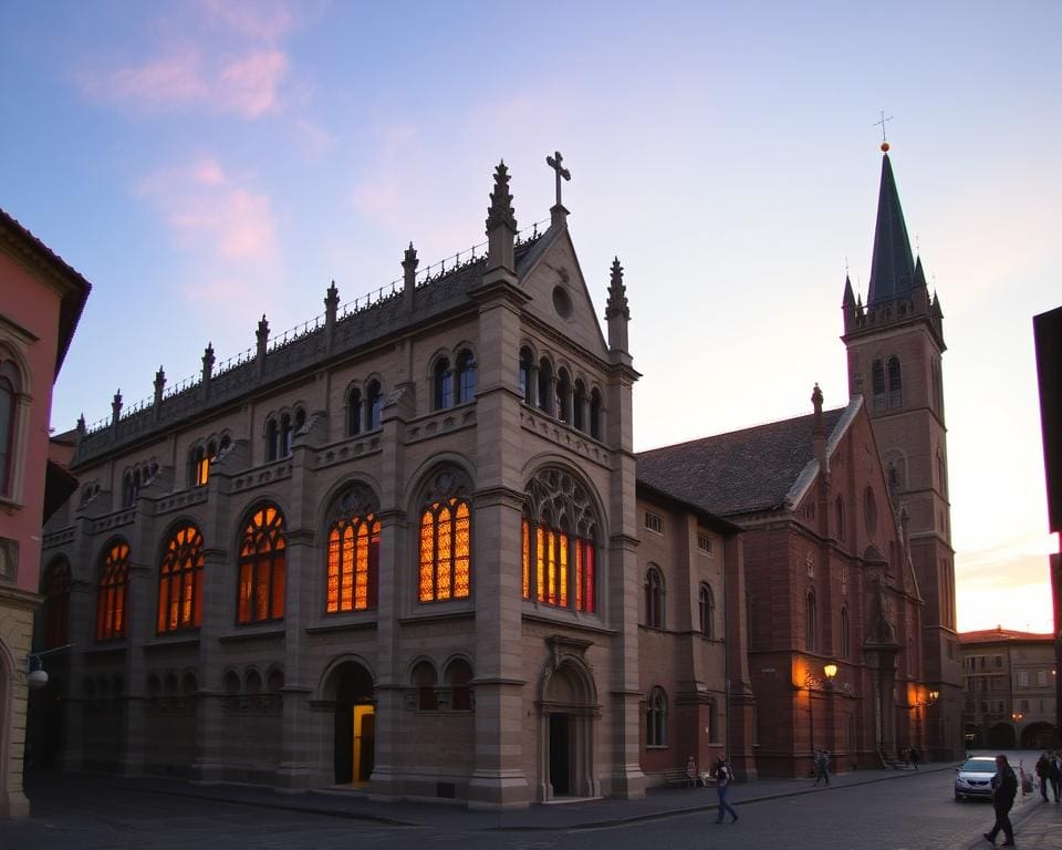 Gotische Kirchen in Siena, Italien