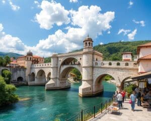 Historische Brücken in Mostar, Bosnien und Herzegowina