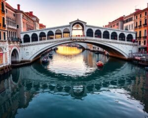 Historische Brücken in Venedig, Italien