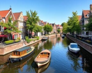 Historische Kanäle in Utrecht, Niederlande