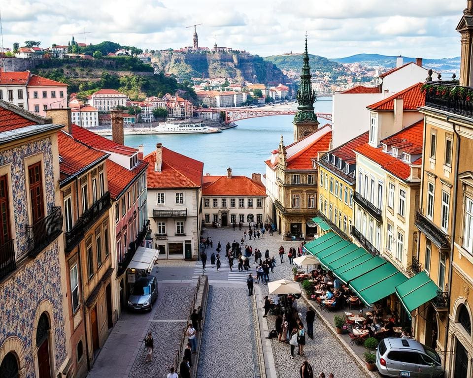 Historische Plätze in Porto, Portugal