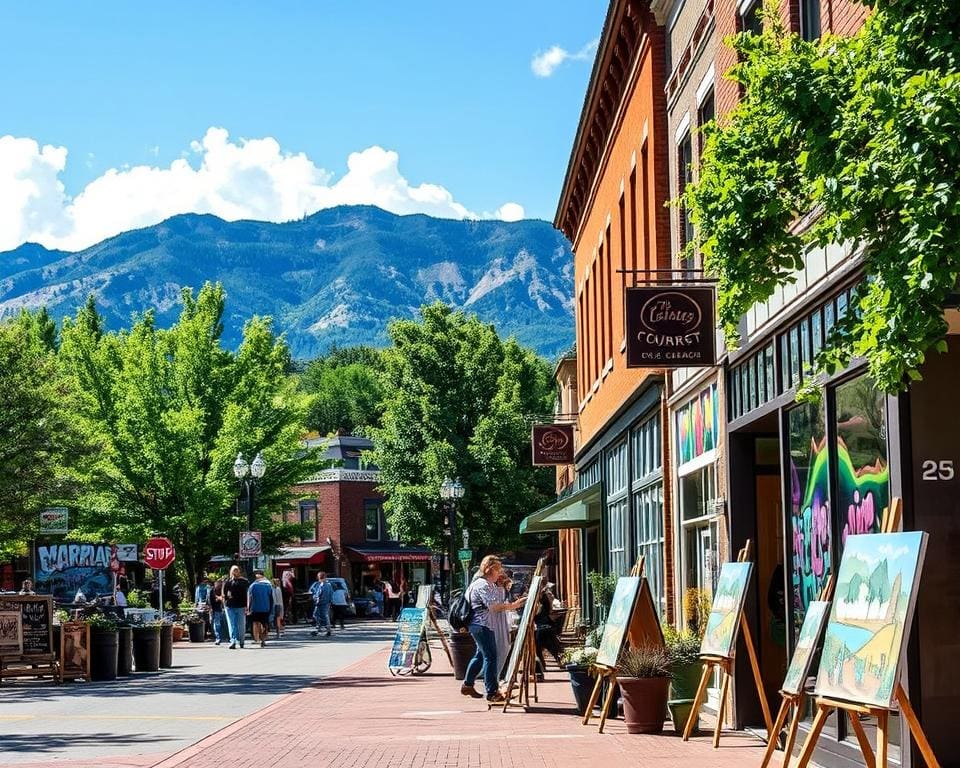 Kreative Viertel in Boulder, Colorado