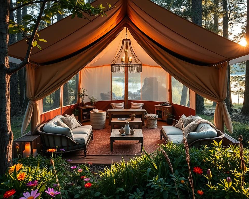 Luxus-Glamping: Komfort und Natur im Einklang