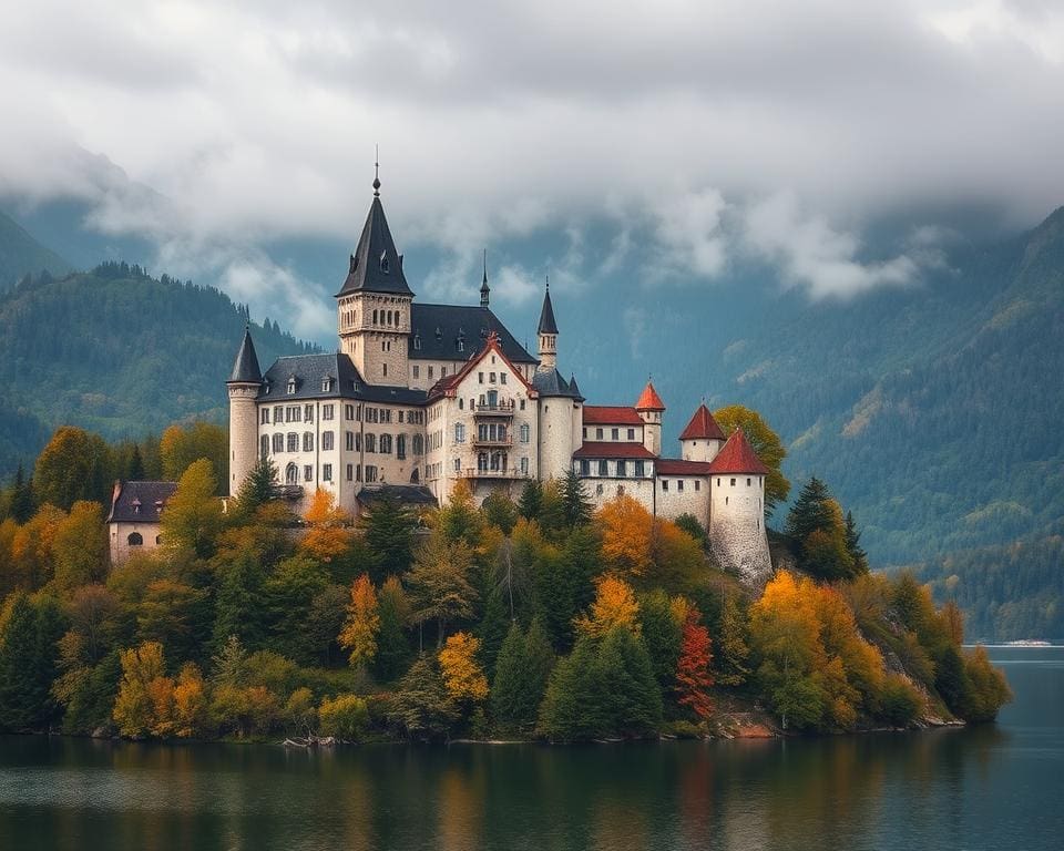 Mittelalterliche Burgen in Bled, Slowenien