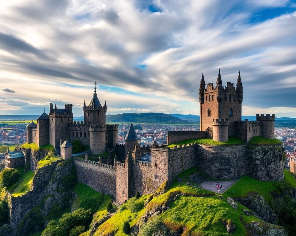 Mittelalterliche Burgen in Edinburgh, Schottland