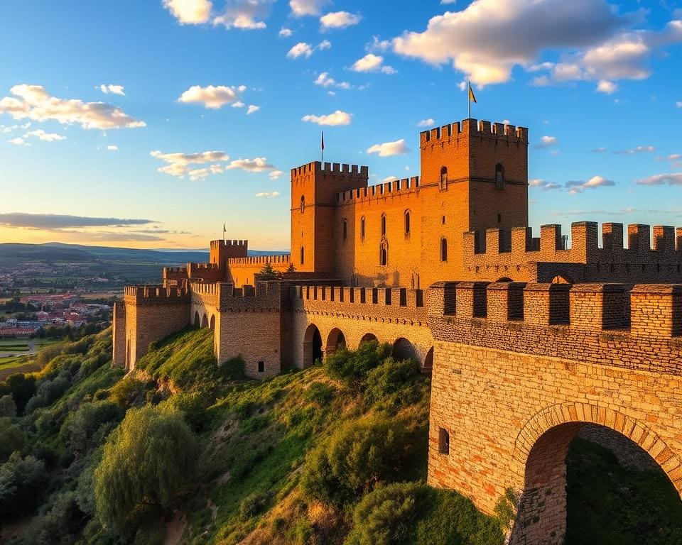 Mittelalterliche Mauern in Ávila, Spanien