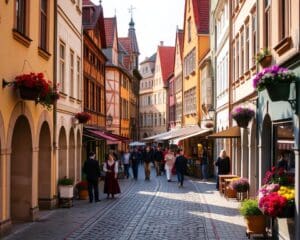 Mittelalterliche Straßen in Riga, Lettland