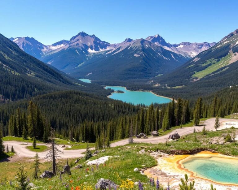 Naturwunder im Kootenay-Nationalpark, Kanada