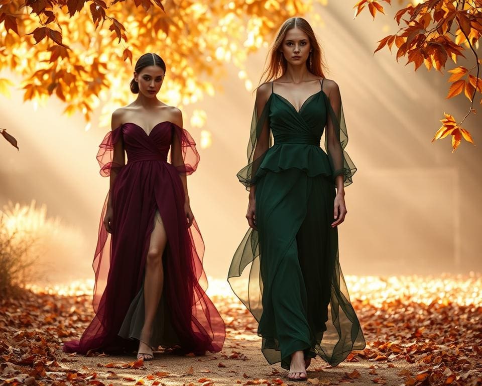 Romantische Silhouetten der Herbstkollektion von Valentino