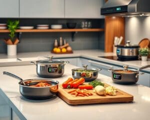 Smartes Geschirr: Kochen mit eingebauten Rezepten