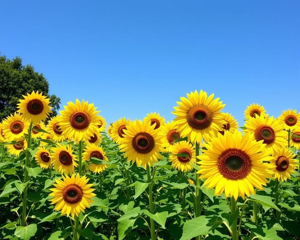 Sonnenblumen als Sichtschutz: Blühende Riesen im Garten