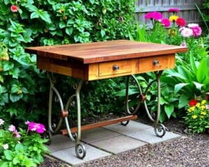 Upcycling-Ideen für Gartentische: Nachhaltig und individuell