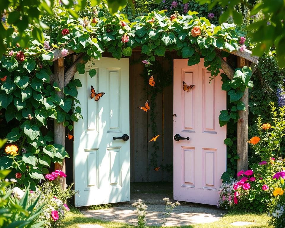 Upcycling im Garten: Alte Türen neu nutzen