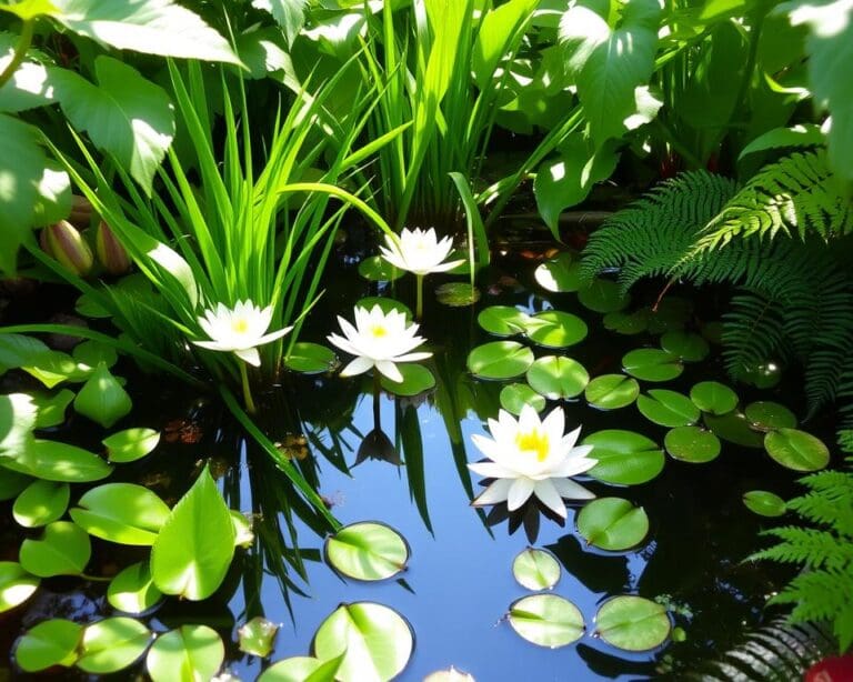 Wasserpflanzen für Mini-Teiche: Natürliche Schönheiten im Wasser