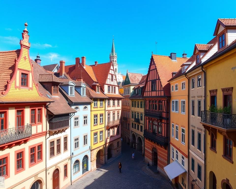 mittelalterliche Architektur in der Altstadt Sibiu