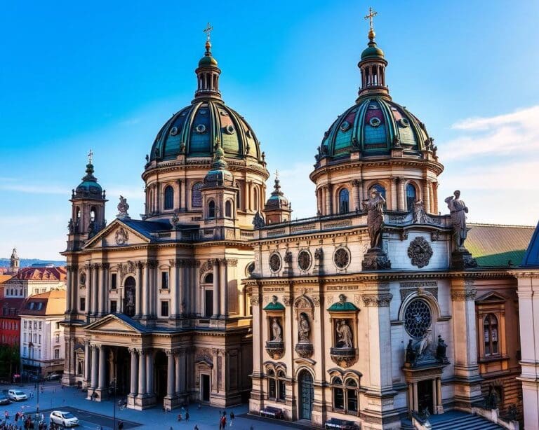 Barocke Kirchen in Dresden, Deutschland