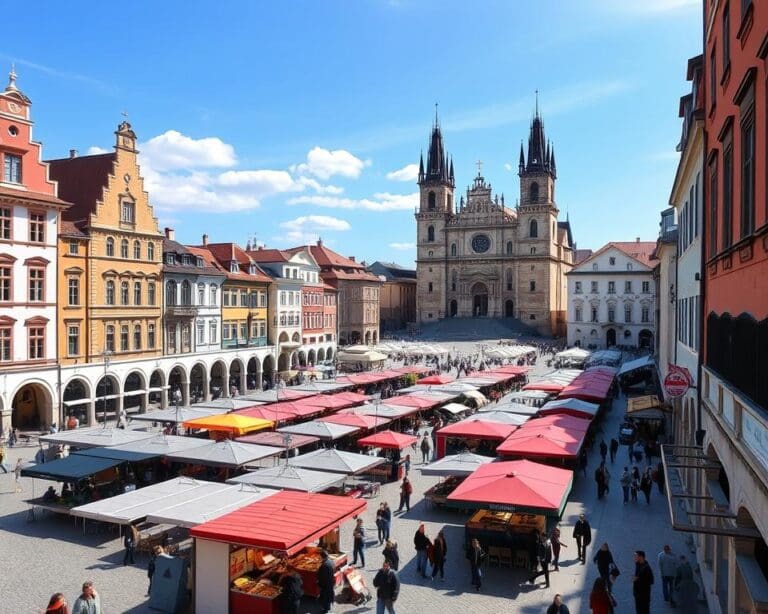 Historische Plätze in Krakau, Polen