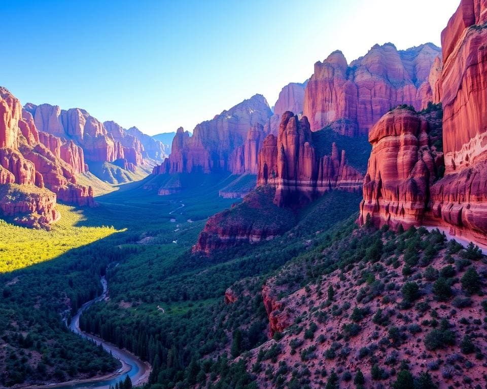 Landschaftsschönheit im Zion-Nationalpark, Utah