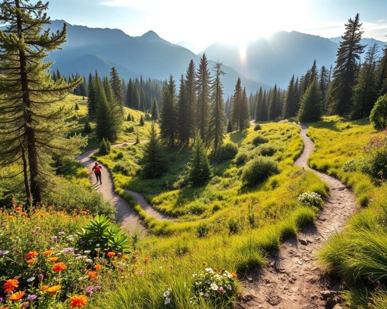 Laufstrecken in der Natur entdecken