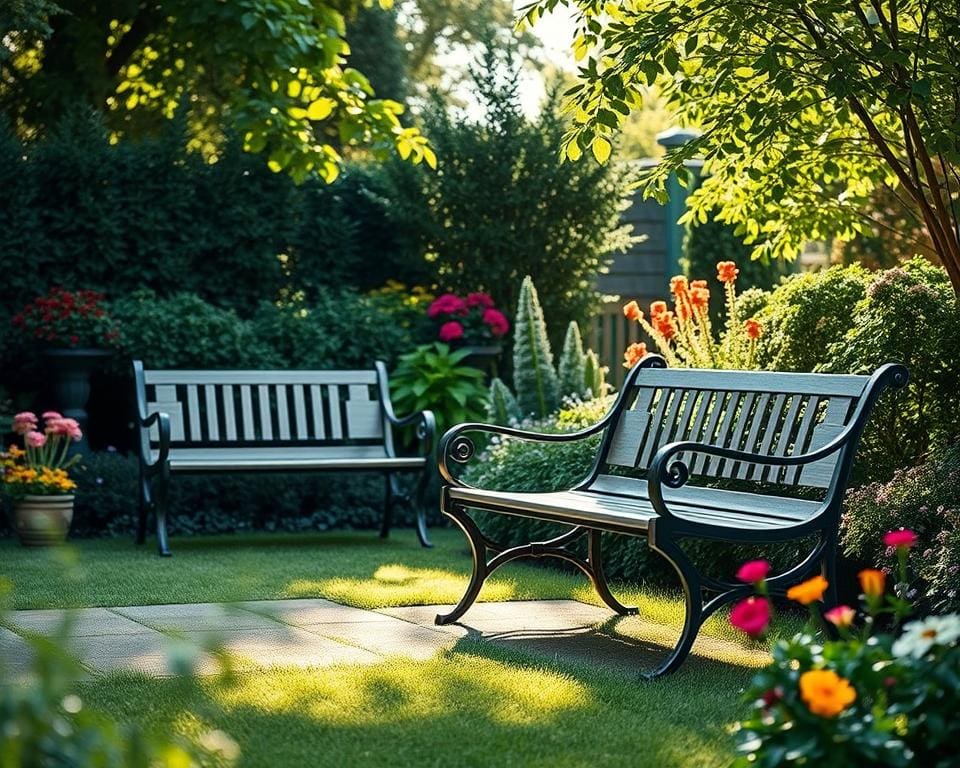 Outdoor-Bänke von Lafuma: Komfort für den Garten