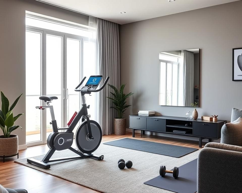 Smarte Fitnessgeräte Wohnzimmer