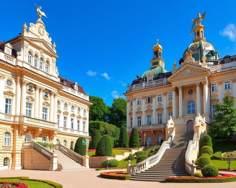 Barocke Paläste in Warschau, Polen