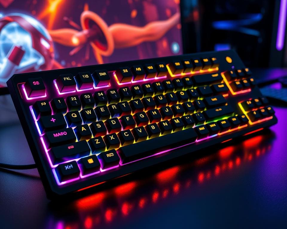 Gaming-Tastatur mit Makro-Tasten