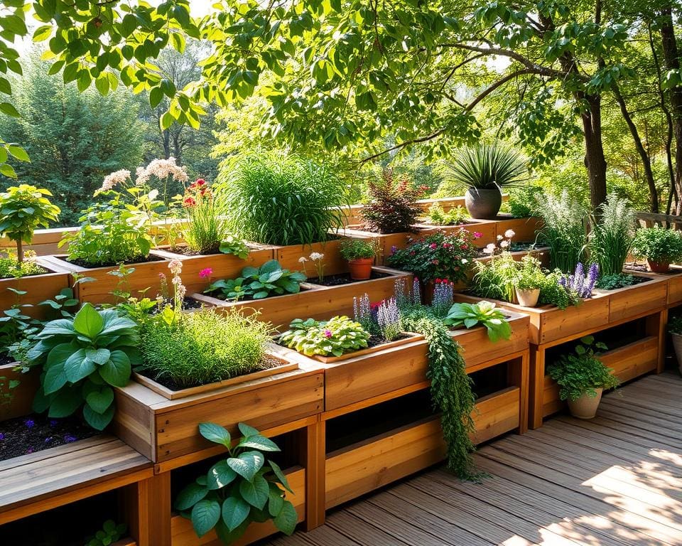 Hochbeete mit Sitzflächen: Zwei in einem für Balkon und Garten