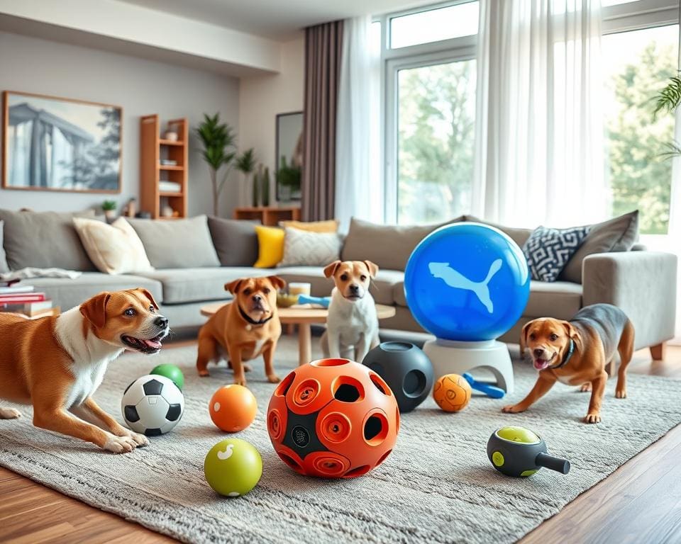 Intelligente Hundespielzeuge: Beschäftigung mit Technik