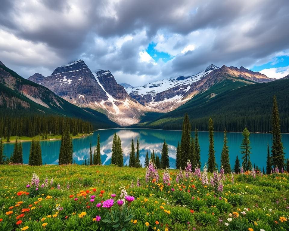 Naturwunder im Jasper-Nationalpark, Alberta