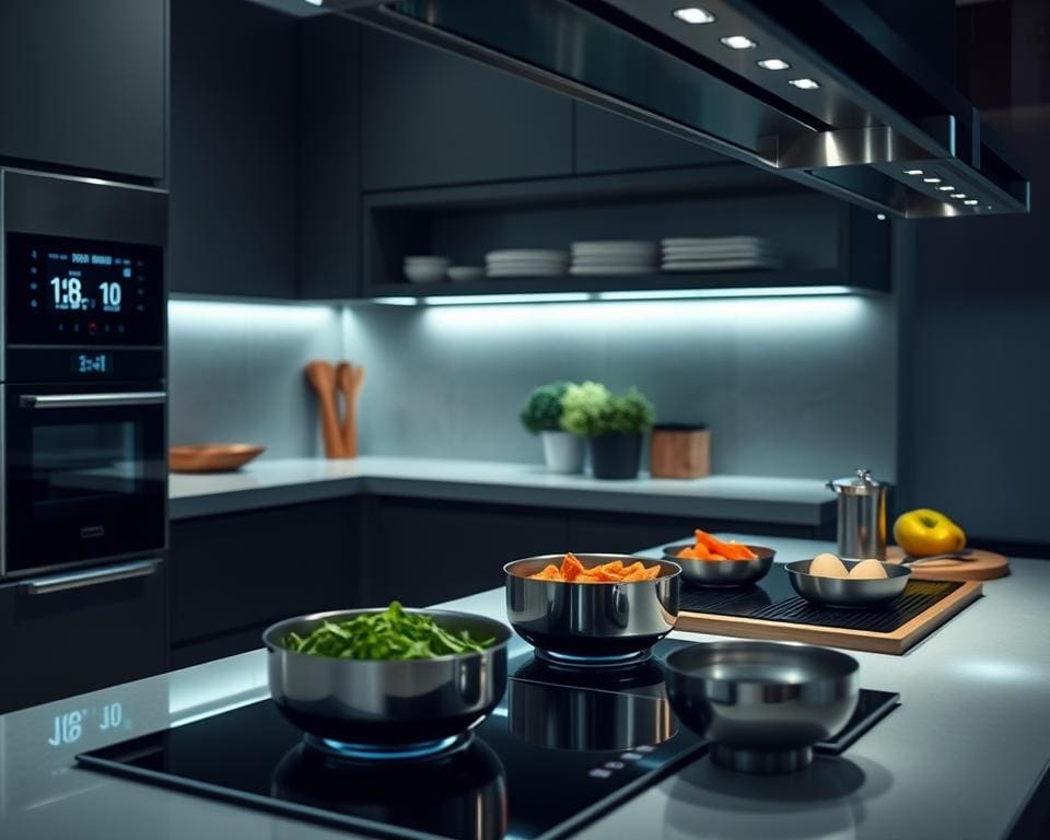 Smart Home Technologie beim Kochen