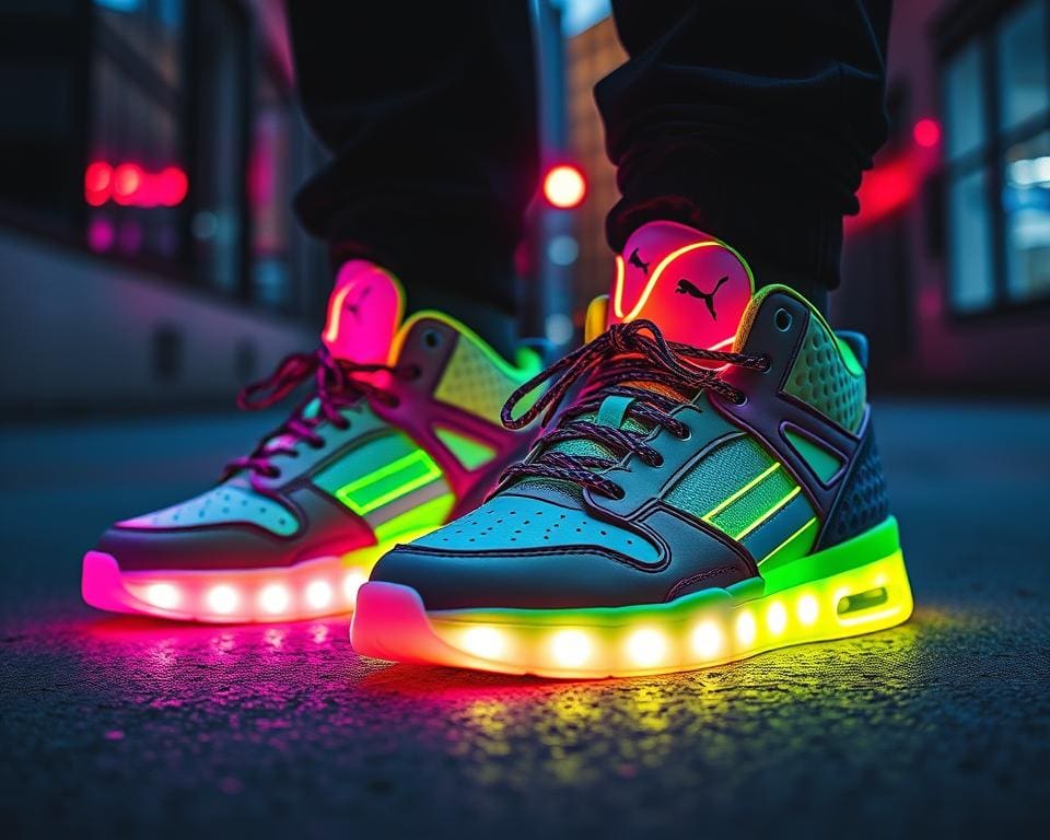 Sneaker in Neonfarben: Der Leuchttrend für mutige Modefans