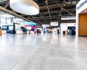 Stand-On Messeboden: Pflegeleicht und langlebig