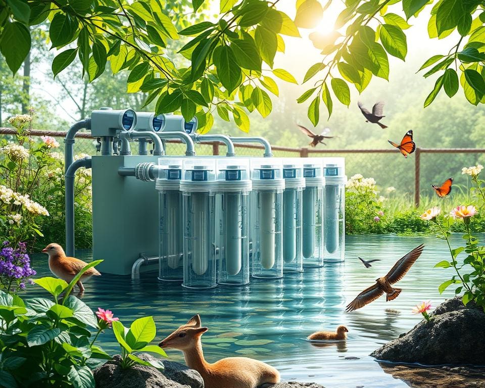 umweltfreundliche Wasserreinigung