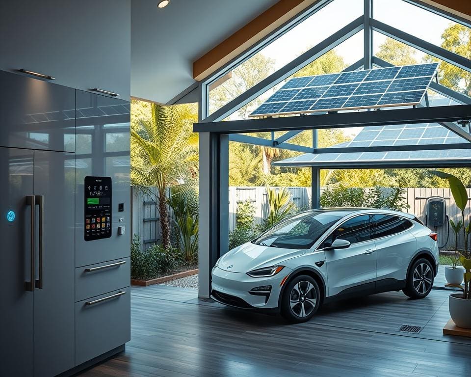 Hausautomatisierung und Elektrofahrzeuge für saubere Energie Lösungen