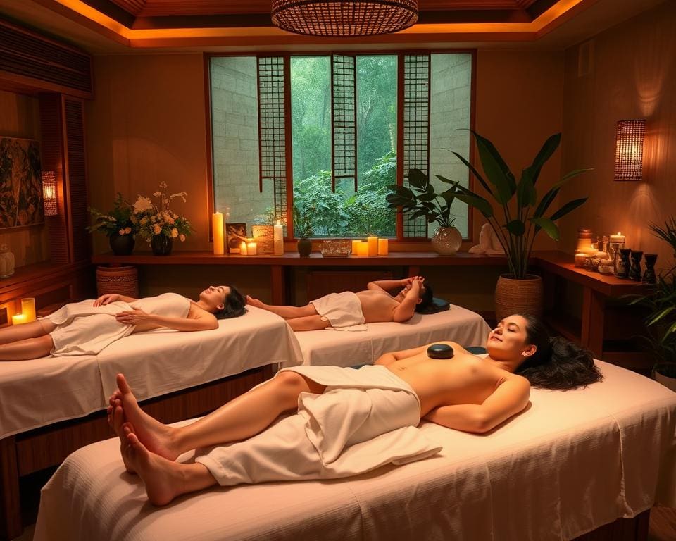 Massagetechniken im Opulence Thai Spa