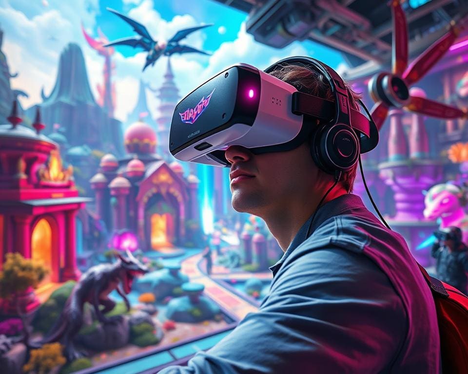 Gaming-Immersion im VR-Gaming-Erfahrung