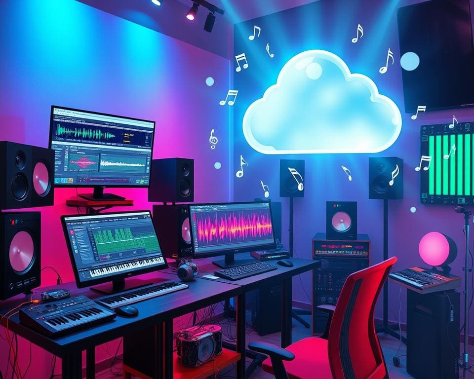 Welche Vorteile bietet Cloud Computing für die Musikproduktion?