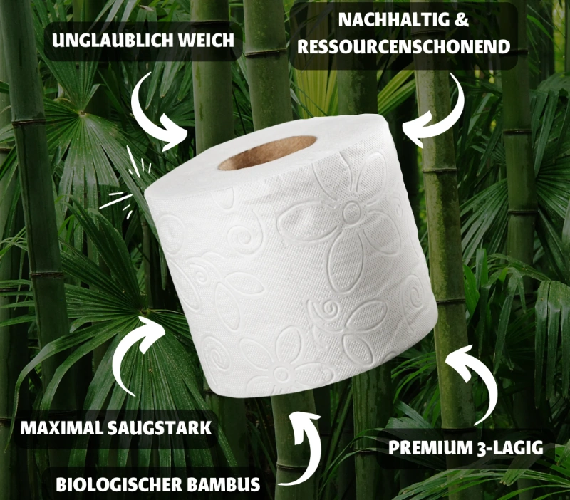 Bambus Toilettenpapier
