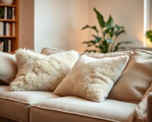 Gemütliche Kissen und Decken für dein Wohnzimmer