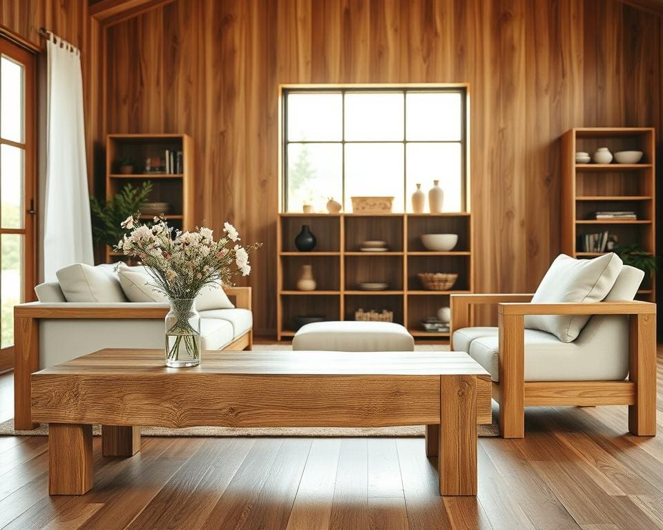 Wohnen mit Holz: natürliche Einrichtungsideen