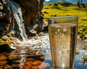 Welche Wirkung hat frisch gezapftes Alpwasser?